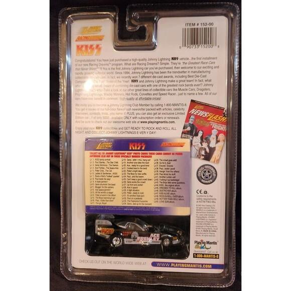 Vintage KISS Johnny Lightning Dragster Cars LOT OF 5 In Box 1997 Rare Toys - Picture 5 of 12
